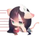少女祈祷中
